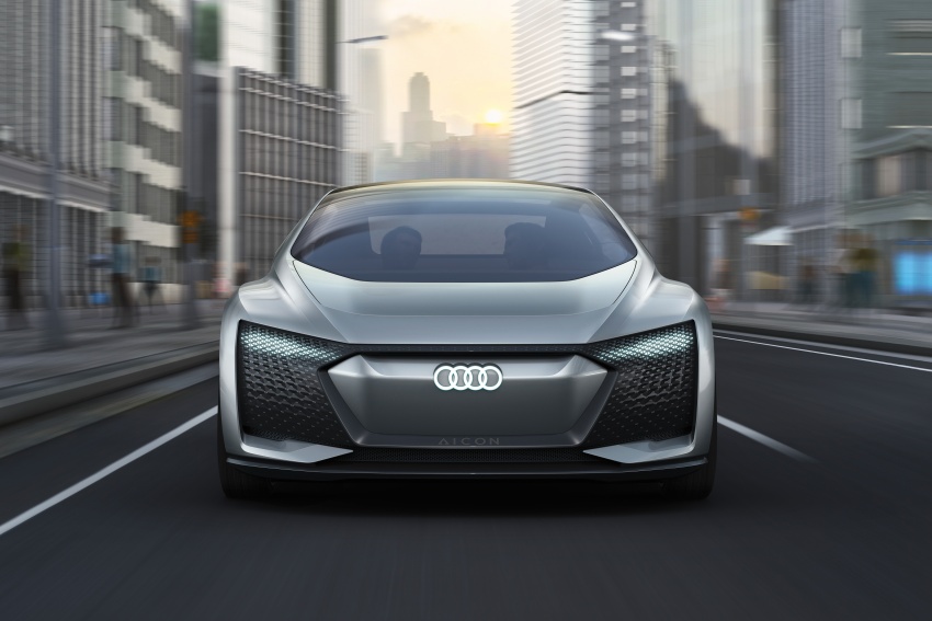 Audi Aicon concept – Level 5 autonomous driving, no steering wheel or seat belts, 800 km full EV range 708891