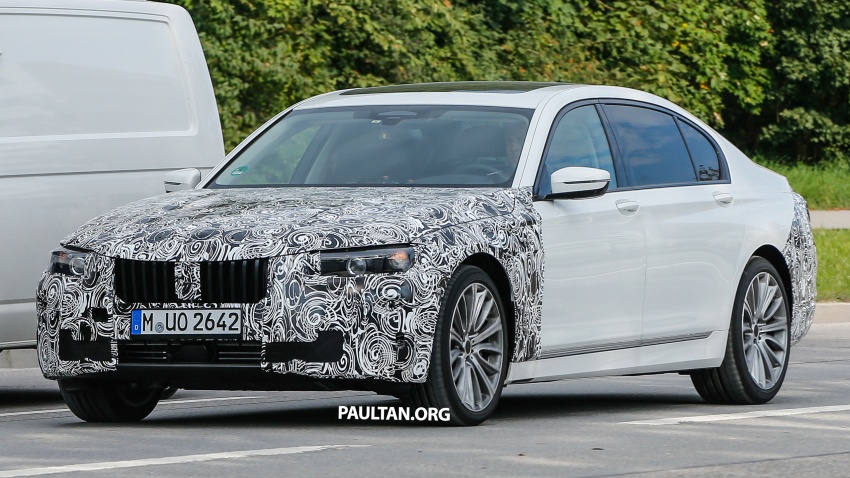 SPYSHOTS: G11/12 BMW 7 Series facelift out testing 715581