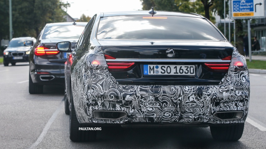 SPYSHOTS: G11/12 BMW 7 Series facelift out testing 715589