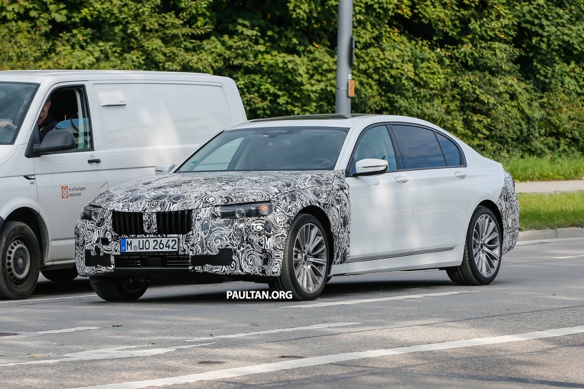 SPYSHOTS: G11/12 BMW 7 Series facelift out testing 715582