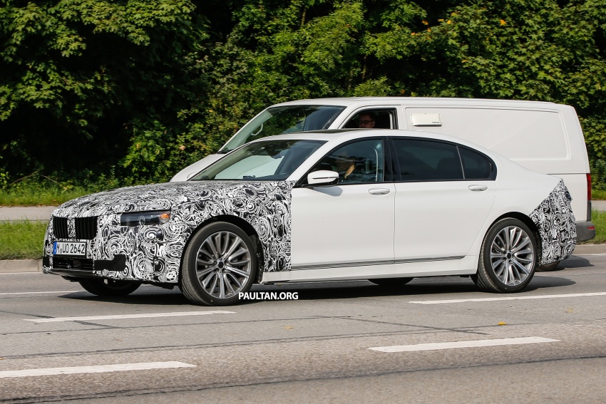 SPYSHOTS: G11/12 BMW 7 Series facelift out testing 715585