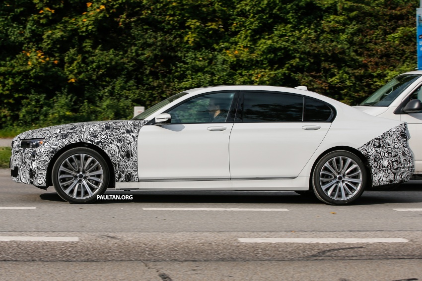 SPYSHOTS: G11/12 BMW 7 Series facelift out testing 715586