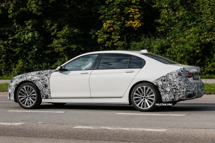 SPYSHOTS: G11/12 BMW 7 Series facelift out testing 715587