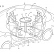 Ford files patent for retractable table with airbag