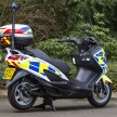 Suzuki Burgman hydrogen fuel cell trial by UK police