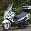 Suzuki Burgman hydrogen fuel cell trial by UK police