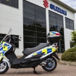 Suzuki Burgman hydrogen fuel cell trial by UK police