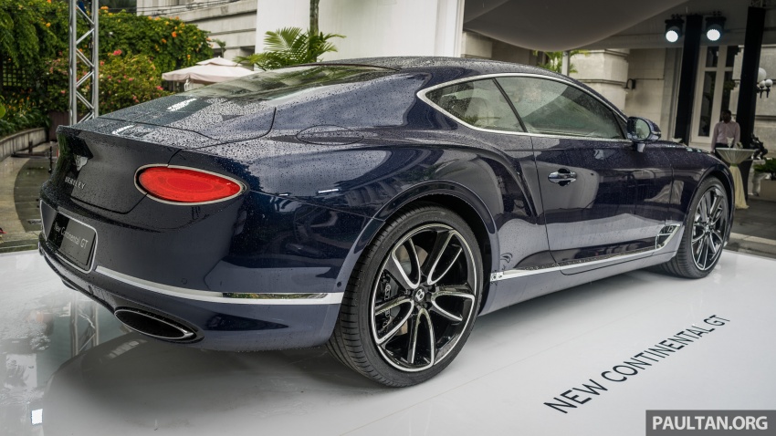 2018 Bentley Continental GT previewed in Singapore 712291