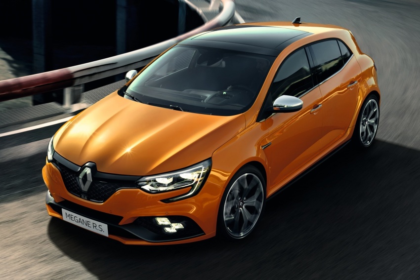 New Renault Megane RS debuts – 279 PS, four-wheel steering, choice of six-speed manual or dual-clutch 709431