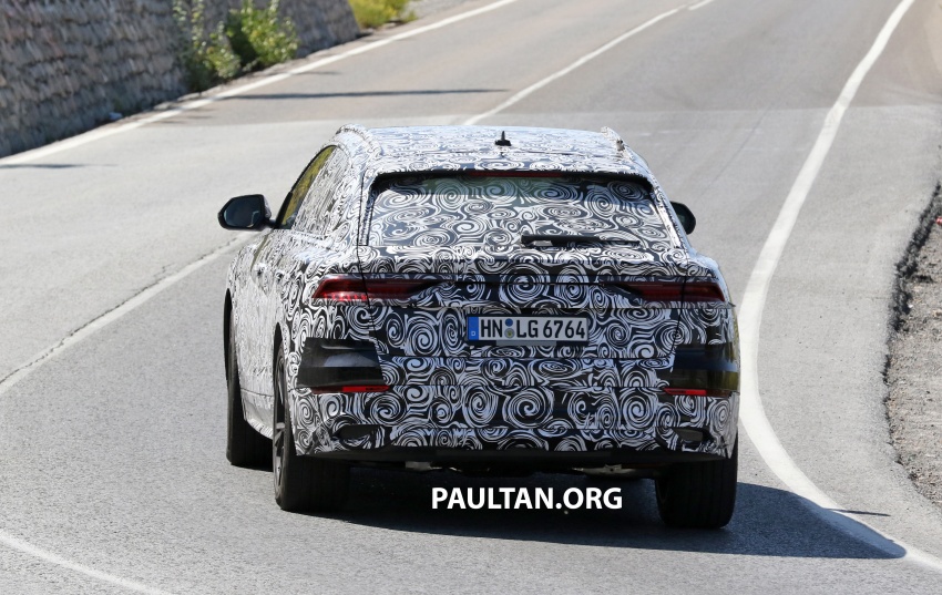 SPIED: Audi Q8 with more appropriate interior spotted 713580