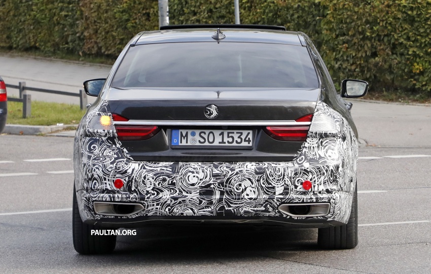 SPYSHOTS: G11/12 BMW 7 Series facelift out testing 716852