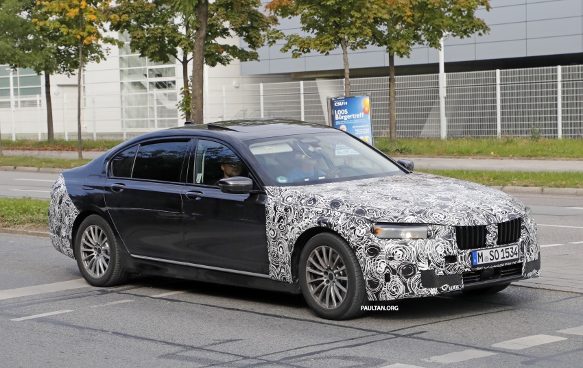 SPYSHOTS: G11/12 BMW 7 Series facelift out testing 716844
