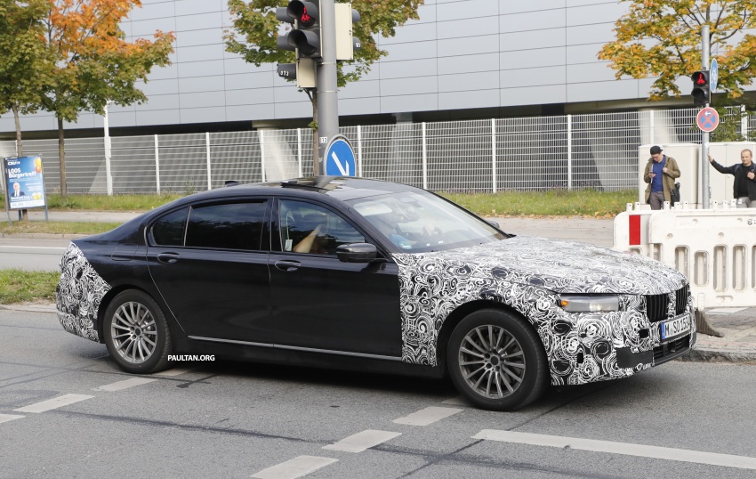 SPYSHOTS: G11/12 BMW 7 Series facelift out testing 716846