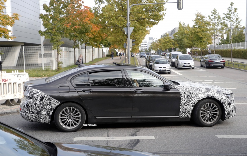 SPYSHOTS: G11/12 BMW 7 Series facelift out testing 716847