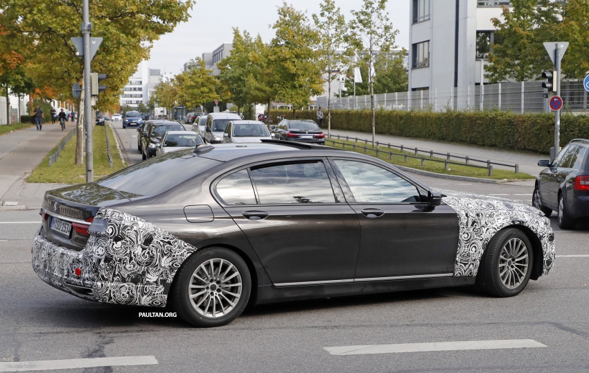 SPYSHOTS: G11/12 BMW 7 Series facelift out testing 716848