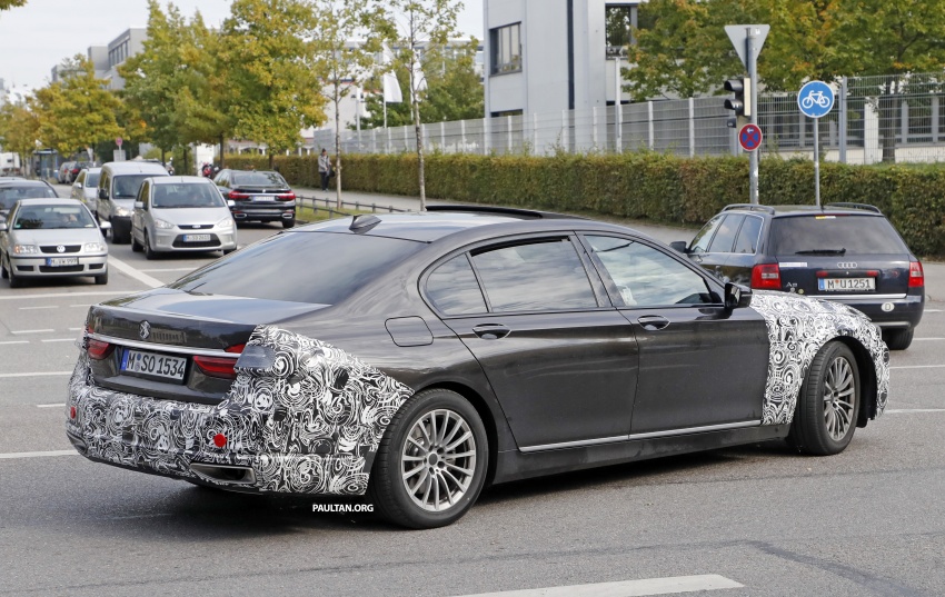 SPYSHOTS: G11/12 BMW 7 Series facelift out testing 716849