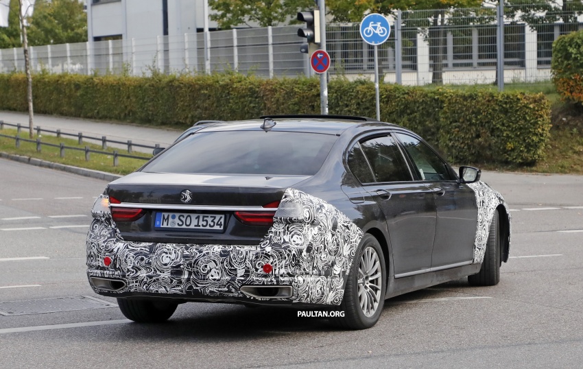 SPYSHOTS: G11/12 BMW 7 Series facelift out testing 716850