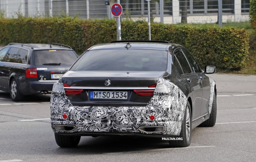 SPYSHOTS: G11/12 BMW 7 Series facelift out testing 716851