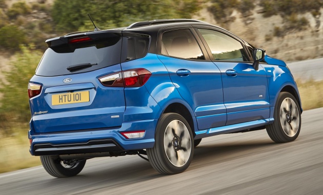 Ford EcoSport facelift – Eropah dapat varian ST-Line, enjin diesel 1.5L EcoBlue baharu dan pacuan AWD
