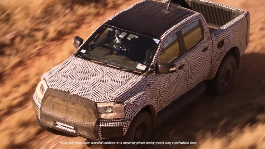 VIDEO: Ford Ranger Raptor teased, debuts in 2018 706987