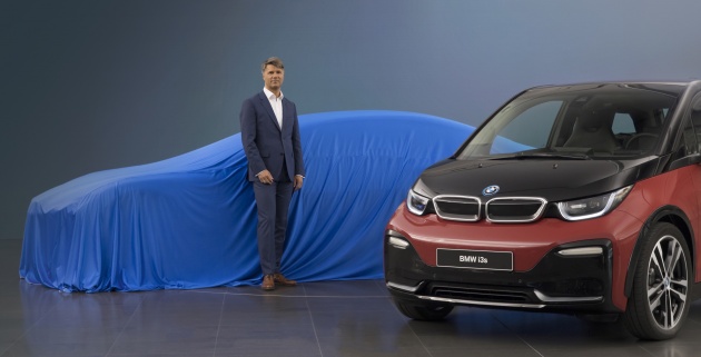 BMW teases sleek electric sedan concept for Frankfurt