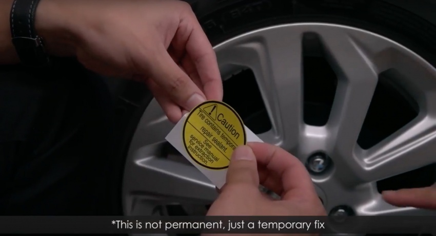 VIDEO: No spare tyre, so how does the Honda City and Jazz Hybrid’s tyre repair kit work? Here’s a demo 706961