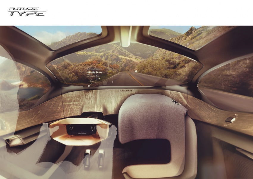 Jaguar Future-Type – kereta autonomous boleh kongsi 707359