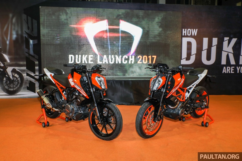 2017 KTM Duke 250 and Duke 390 launched in Malaysia – Euro 4, ABS; from RM21,730 – RM28,800 715353