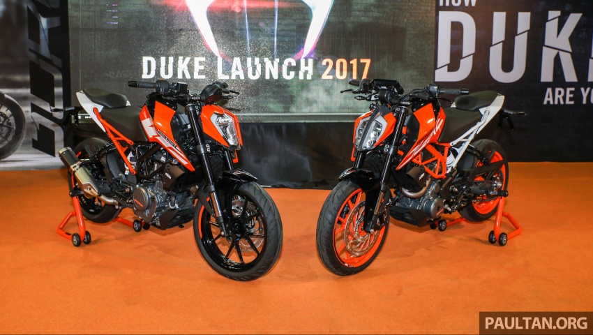 KTM Duke 250 dan 390 2017 dilancarkan di Malaysia – harga jualan masing-masing RM21,730 dan RM28,800 715177