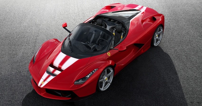 Ferrari to auction off 210th LaFerrari Aperta for charity 705825