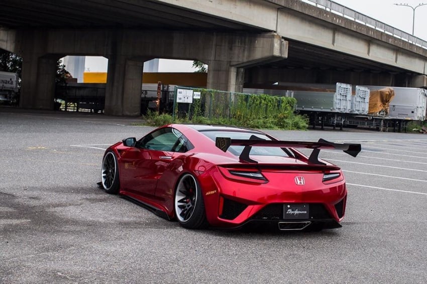 Honda NSX Liberty Walk – lebih lebar, lebih rendah 715012