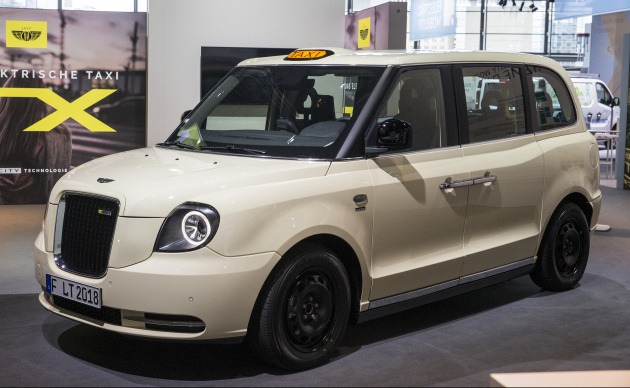 London EV Company six-seater taxi – 640 km range