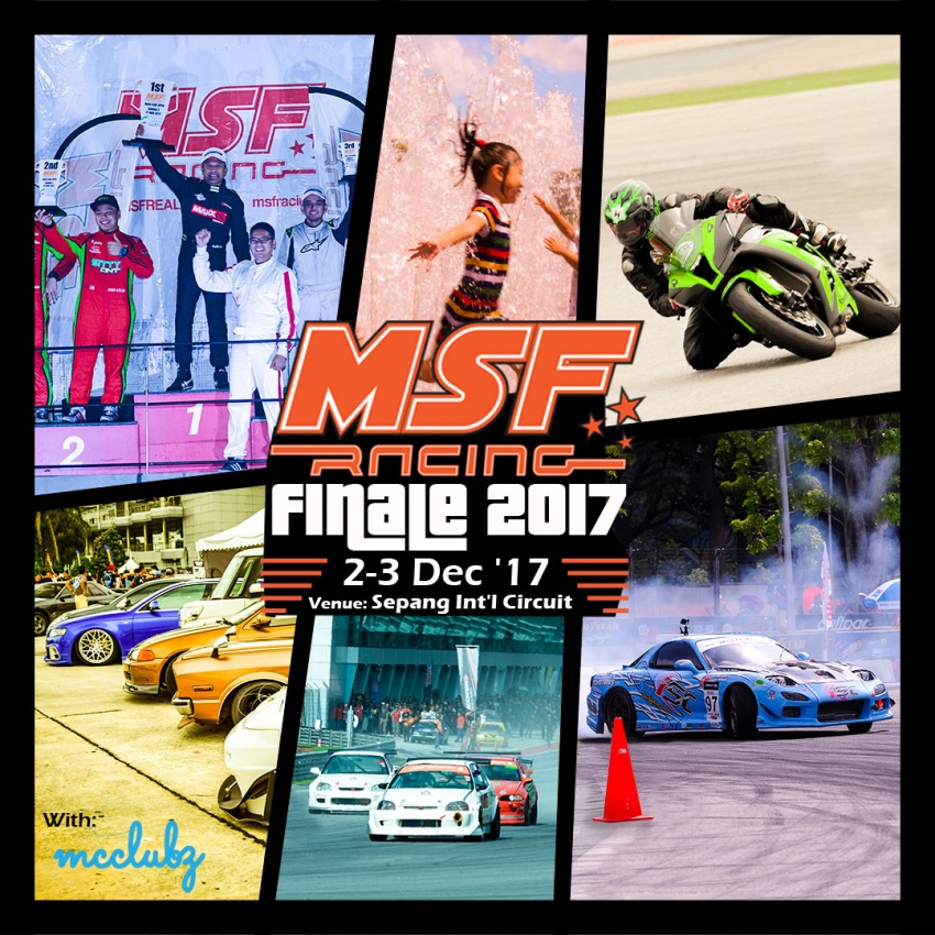 MSF Finale 2017 on Dec 2 and 3 – car show plus bike track day and drifting event to preview full 2018 series 714170