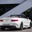 Mercedes-Benz S-Class Coupe C217 dan S-Class Cabriolet A217 facelift didedah, termasuk versi AMG