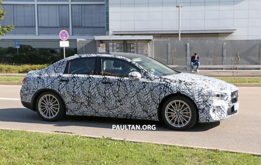 SPIED: Mercedes-Benz A-Class sedan spotted testing 706202
