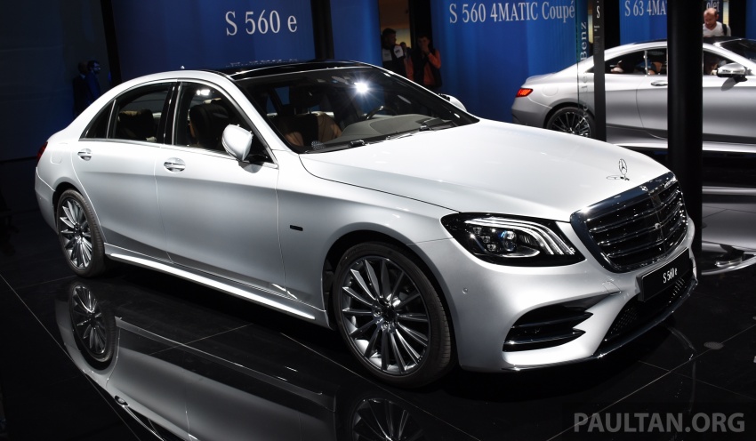 Mercedes-Benz S560e debuts in Frankfurt – up to 50 km of electric driving range, 0-100 km/h in 5 seconds 709740
