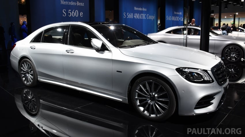 Mercedes-Benz S560e debuts in Frankfurt – up to 50 km of electric driving range, 0-100 km/h in 5 seconds 709744