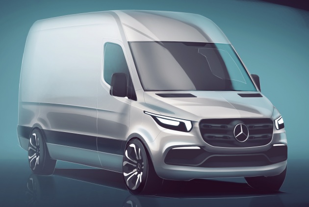 New Mercedes-Benz Sprinter van teased – 2018 debut