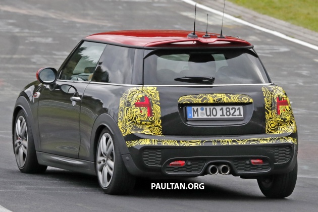 SPIED: F56 MINI John Cooper Works facelift caught