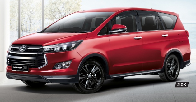 Toyota Innova 2.0X – range-topping variant with captain seats, leather, LED headlamps for RM132,800