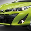 Toyota Yaris diberi facelift di Thailand – rupa lebih menyerupai model sedan, banyak ciri keselamatan