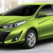 Toyota Yaris facelifted in Thailand – Ativ-style front and cabin, 7 airbags and VSC standard, from RM60k