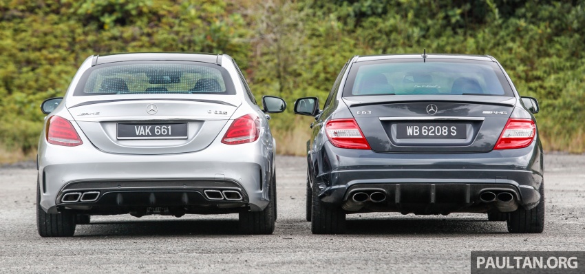 VIDEO: Mercedes-AMG C63 engine sound comparison – old W204 6.2L NA V8 vs new W205 4.0L twin-turbo V8 719238