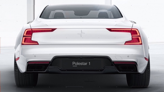 Polestar 1 name confirmed, flaunts rear prior to launch