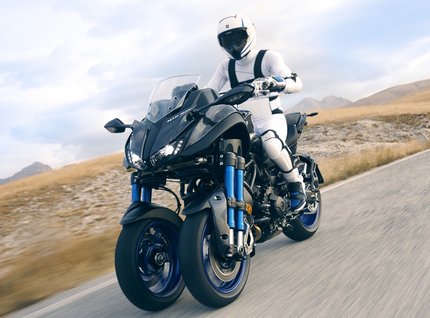 2018 Yamaha Niken Leaning Multi-Wheeler (LMW) revealed – three wheels, double forks and it leans 728655