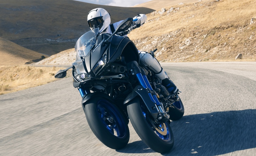 2018 Yamaha Niken Leaning Multi-Wheeler (LMW) revealed – three wheels, double forks and it leans 728660