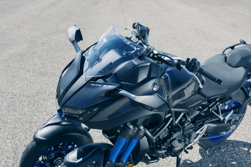 2018 Yamaha Niken Leaning Multi-Wheeler (LMW) revealed – three wheels, double forks and it leans 728635