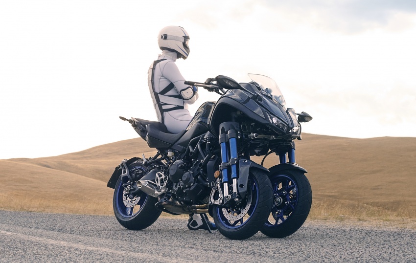 2018 Yamaha Niken Leaning Multi-Wheeler (LMW) revealed – three wheels, double forks and it leans 728644