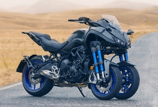2018 Yamaha Niken Leaning Multi-Wheeler (LMW) revealed – three wheels, double forks and it leans