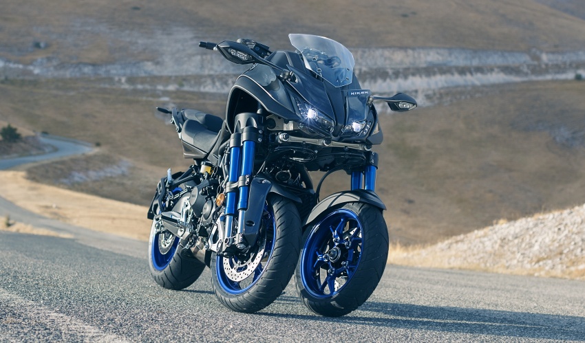 2018 Yamaha Niken Leaning Multi-Wheeler (LMW) revealed – three wheels, double forks and it leans 728648
